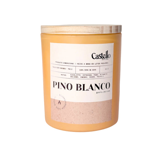 Pino Blanco – Vela de soya | 10oz