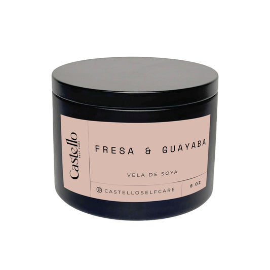 Fresa & Guayaba – Vela de soya | 8oz