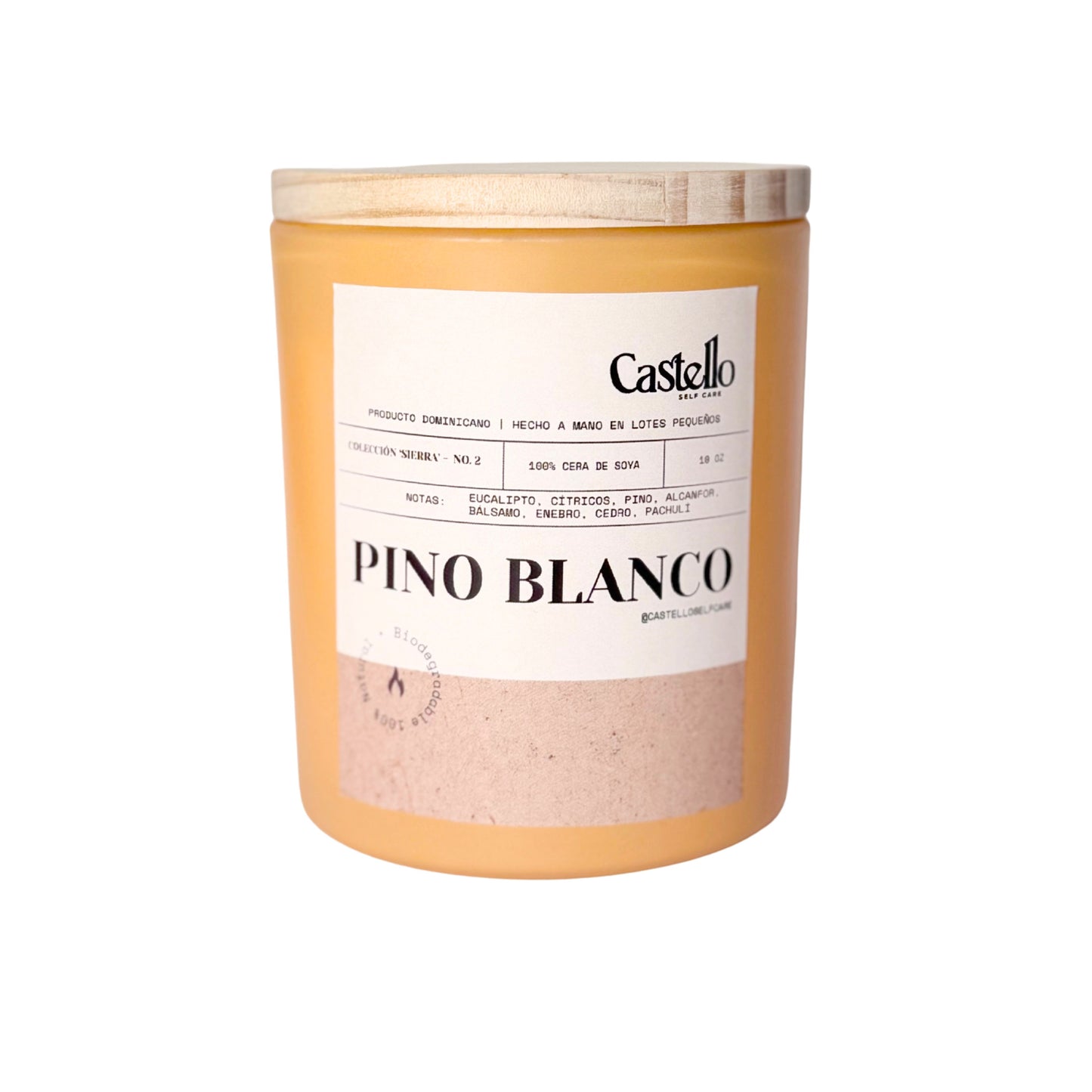 Pino Blanco – Vela de soya | 10oz